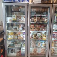Many frozen vegan items (Beyond Burger, Gardein, ...) at Gypsea Market in Tulum