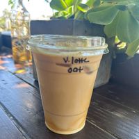 latte   at Moe Coffee in San Diego