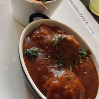 Vegan balletjes at De Vierslag in Kortenaken