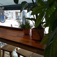 View outside at Café Augustin in Rouen