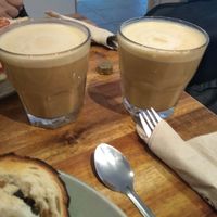 Cappuccino with Oat milk at Café Augustin in Rouen