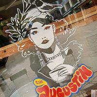 Logo at Café Augustin in Rouen