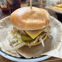 Updated version of the vegan burger!  at The Woods in Worthing