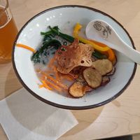 Kyoto White Miso Vegan Ramen at Musoshin Ramen in Toronto