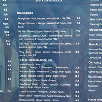 Menu at Boatdeck Cafe in Mawson Lakes