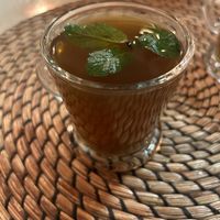 Ethiopian mint teaa  at Gonder in Madrid