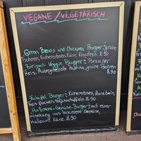 Part of the menu at Rockwurst in Leipzig