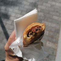 Vegan sausage roll at Boulangerie Bon Matin - City North in North London