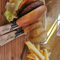 Moving Mountain Plant Burger at The Sun Inn in Penrith