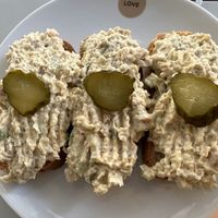 “tuna” toast   at Love Juice Bar - Grenelle in Paris