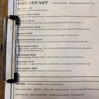 7/12/2025 breakfast   at Pitstop Cafe in Ocean View