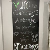 Go vegan  at Santa y Pura in Madrid