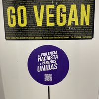 Go vegan  at Santa y Pura in Madrid