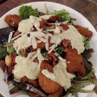 Caesar salad 🥗 at Santa y Pura in Madrid