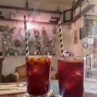 tinto de verano and sangria  at Santa y Pura in Madrid