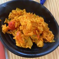 Paella free appetizer   at Santa y Pura in Madrid