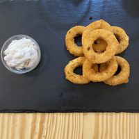 Calamari   at Santa y Pura in Madrid