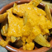Papas bravas at Santa y Pura in Madrid