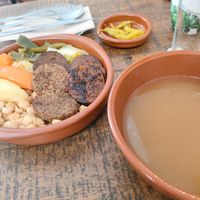 Cocido at Santa y Pura in Madrid