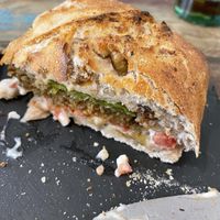 Serranito de seitan   at Santa y Pura in Madrid