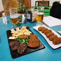 Great food for sharing at Santa y Pura in Madrid