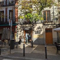 Street view at Santa y Pura in Madrid
