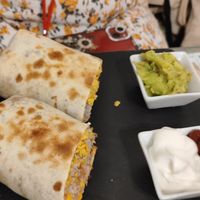 Burrito at Santa y Pura in Madrid
