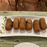 Croquetas de setas #Veganuary at Santa y Pura in Madrid