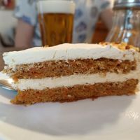 Tarta de zanahoria at Santa y Pura in Madrid