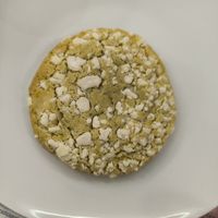 Cookie chocolate blanco at Santa y Pura in Madrid