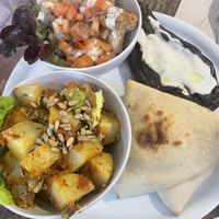 Mixed shared starter    at Santa y Pura in Madrid