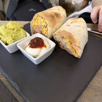 Burrito - could have been more spicy  at Santa y Pura in Madrid