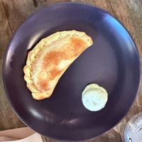 Argentinian Empanada  at Santa y Pura in Madrid