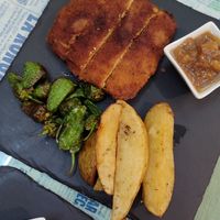 cachopo at Santa y Pura in Madrid