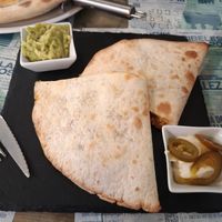 Quesadillas at Santa y Pura in Madrid