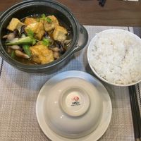 Tofu and mushroom   at Chay Xanh in Ho Chi Minh City