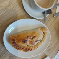 Vegan pasty at The Lyndhurst Tea House in Lyndhurst