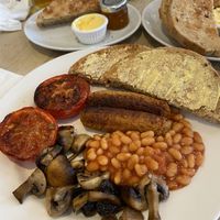 Vegan Breakfast (served all day) at The Lyndhurst Tea House in Lyndhurst