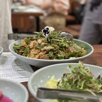 Acorn jelly salad  at Nanulteo - 나눌터 in Suncheon