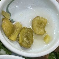 Crunchy maesil (Korean plum) picklees  at Nanulteo - 나눌터 in Suncheon