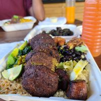 Big Boy Plate at Eyeza Vegan in St Thomas