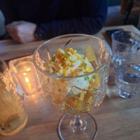Jummiejummie vegan mango toetje at De Ridderhof in Maassluis