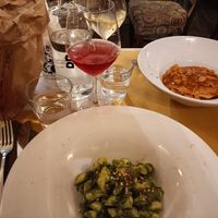 Gnocchi con cime di rapa, nocciole e zeste d'arancia at Brancaleò in Pescara