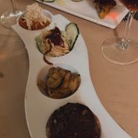 4 hot/cold appetizers   at Brancaleò in Pescara