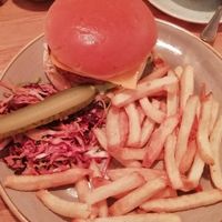 Burger at Harp & Crown in Corsham