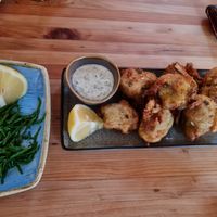 Artichoke scampi at Harp & Crown in Corsham