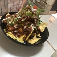 Nacho mountain at Harp & Crown in Corsham