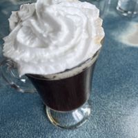 Irish coffee!! Not had one for years. Bit of single cream would be good too!  at Harp & Crown in Corsham