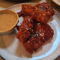 Gochuchang seitan ribs - caution, quite spicy, the sauce helps at Harp & Crown in Corsham