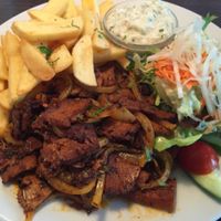 veganes Gyros at Backbord in Hamburg